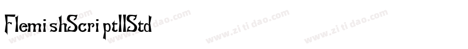FlemishScriptIIStd字体转换