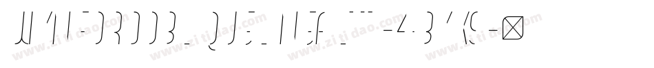 WynfordObliqueLineAlt1-4Byx9字体转换