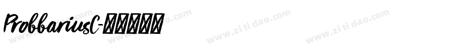 ProbbariusC字体转换