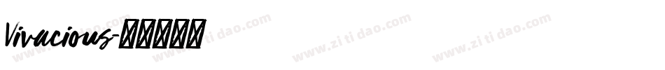 Vivacious字体转换