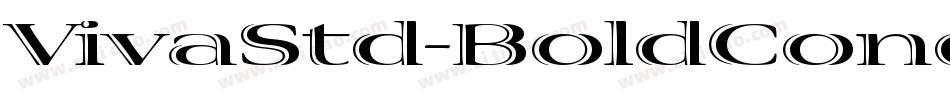 VivaStd-BoldCondensed字体转换