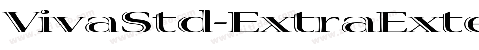 VivaStd-ExtraExtended字体转换