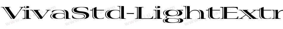 VivaStd-LightExtraExtended字体转换