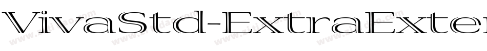 VivaStd-ExtraExtended字体转换