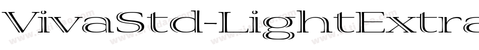 VivaStd-LightExtraExtended字体转换