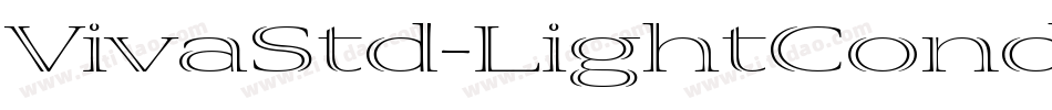 VivaStd-LightCondensed字体转换
