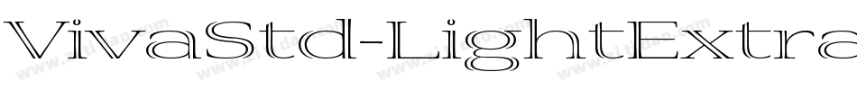 VivaStd-LightExtraExtended字体转换
