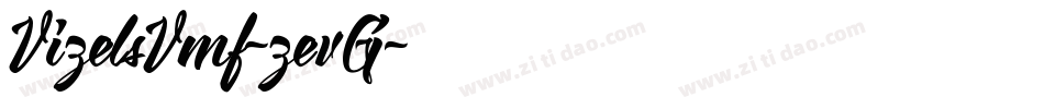 VizelsVmf-zevG字体转换