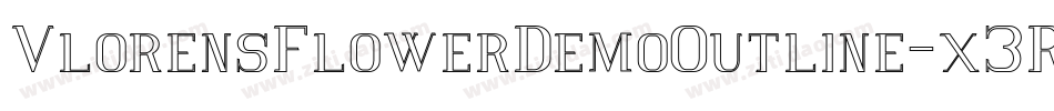 VlorensFlowerDemoOutline-x3R4O字体转换