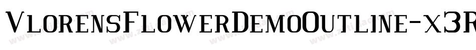 VlorensFlowerDemoOutline-x3R4O字体转换