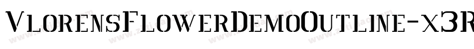 VlorensFlowerDemoOutline-x3R4O字体转换