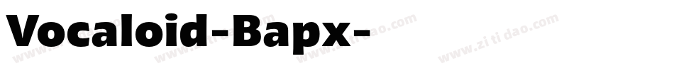 Vocaloid-Bapx字体转换