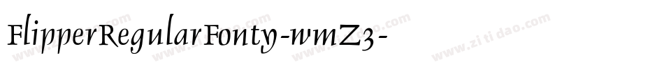FlipperRegularFonty-wmZ3字体转换