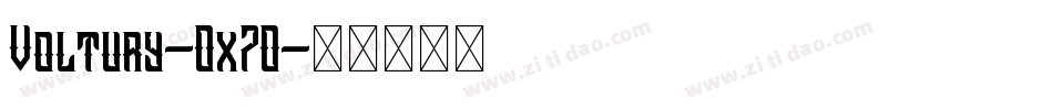 Voltury-Ox7O字体转换