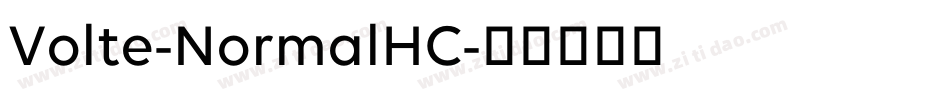 Volte-NormalHC字体转换