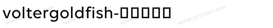 voltergoldfish字体转换