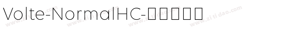 Volte-NormalHC字体转换