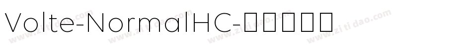 Volte-NormalHC字体转换