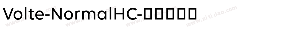 Volte-NormalHC字体转换