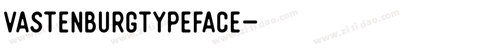 VastenburgTypeface字体转换