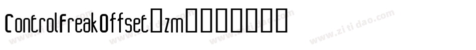 ControlFreakOffset-zm3字体转换