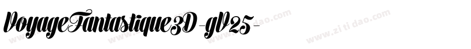 VoyageFantastique3D-gV25字体转换