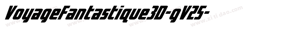 VoyageFantastique3D-gV25字体转换