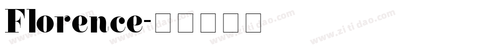 Florence字体转换