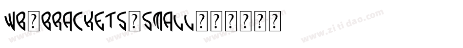 Wb_Brackets-Small字体转换