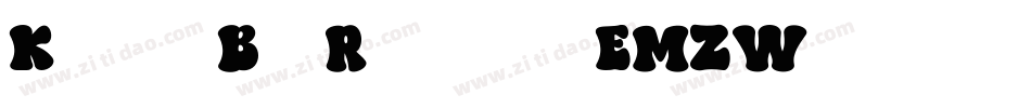 KinderBoyRegular-EMZW字体转换