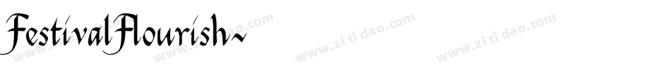FestivalFlourish字体转换