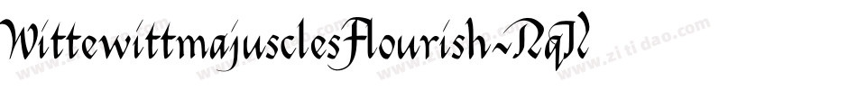 WittewittmajusclesFlourish-RqKE字体转换