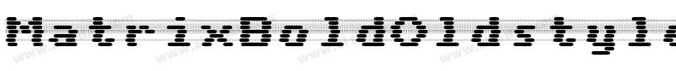 MatrixBoldOldstyle字体转换