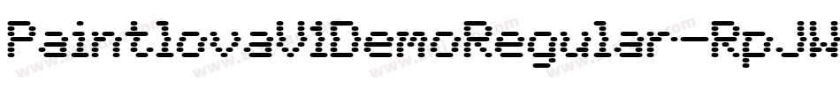 PaintlovaV1DemoRegular-RpJWl字体转换