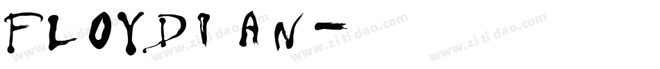 Floydian字体转换