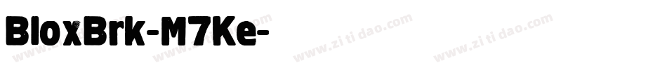 BloxBrk-M7Ke字体转换