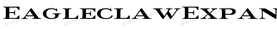 EagleclawExpandedItalic-zn03字体转换