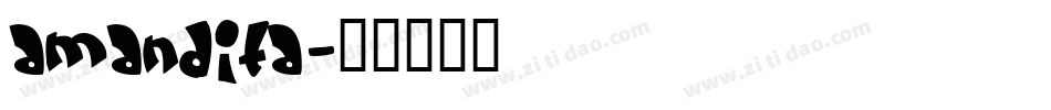 Amandita字体转换