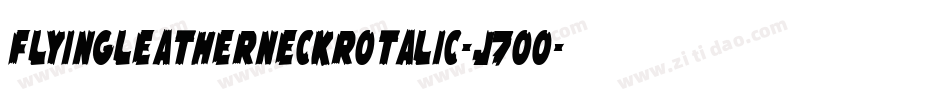 FlyingLeatherneckRotalic-J7Oo字体转换