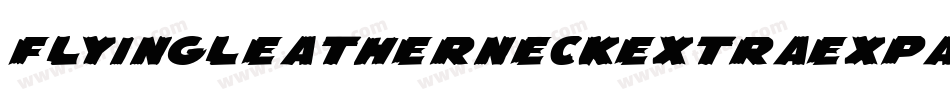 FlyingLeatherneckExtraExpanded-WnzA字体转换