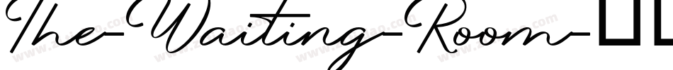 The-Waiting-Room字体转换