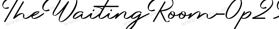 TheWaitingRoom-0p29字体转换