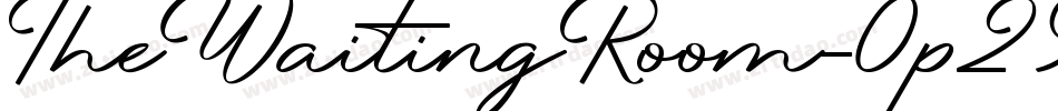 TheWaitingRoom-0p29字体转换