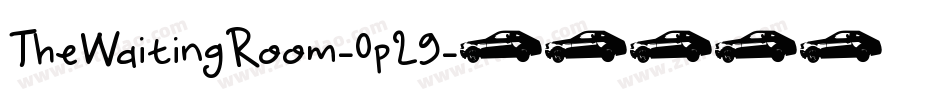 TheWaitingRoom-0p29字体转换