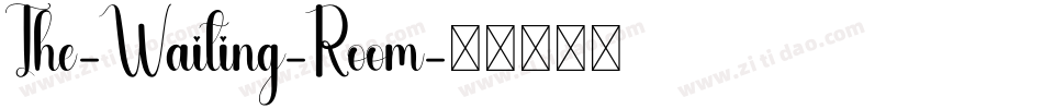 The-Waiting-Room字体转换