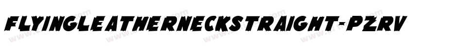 FlyingLeatherneckStraight-pzRv字体转换