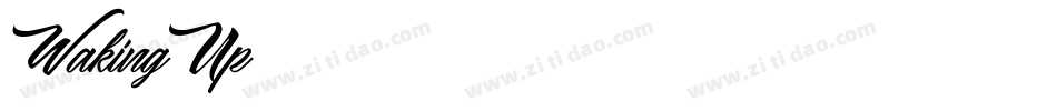 WakingUp字体转换
