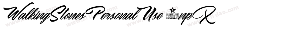WalkingStonesPersonalUse-3npX字体转换