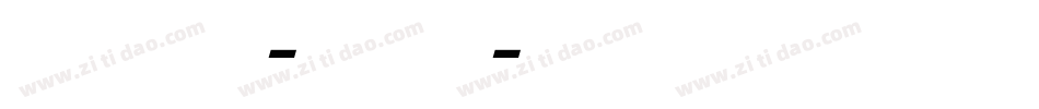 WalbaumBuchBQ-BoldItalic字体转换