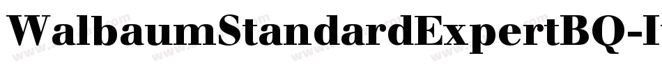 WalbaumStandardExpertBQ-ItalicOsF字体转换